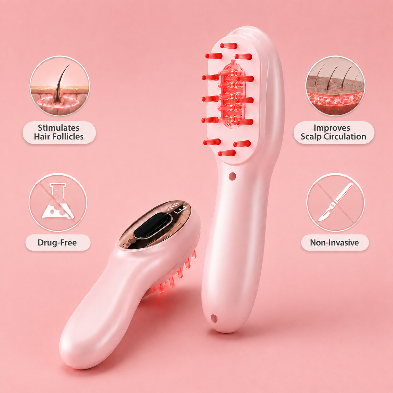 Red Light Therapy Brush Standard