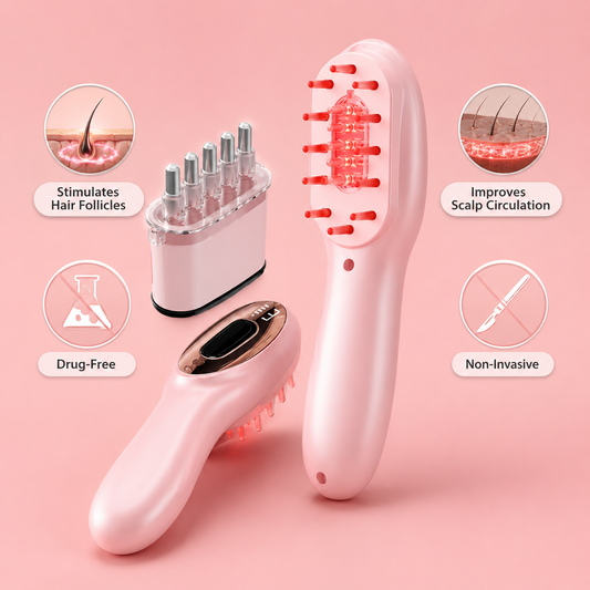 Red Light Therapy Brush